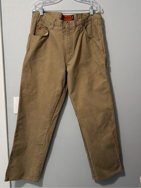 Jesse James Workwear 12 Oz Canvas Utility Carpenter‎ Pants Work Fit Mens 36x32